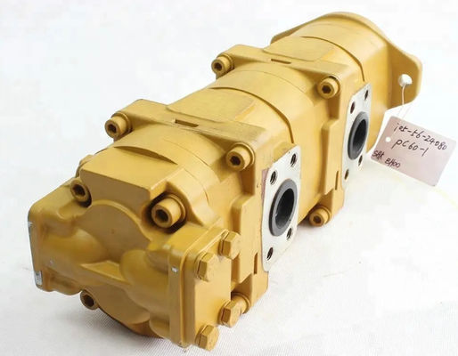 PC60-1 Pompe à engrenages hydrauliques pour excavatrice 705-52-20100, 705-12-34210, 705-14-24530, 705-56-24080