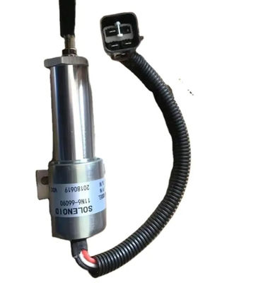 24v arrêt hydraulique solénoïde d'origine 11N6-66090-24 arrêt de carburant de l'excavatrice arrêt de l'arrêt des moteurs solénoïde pièces