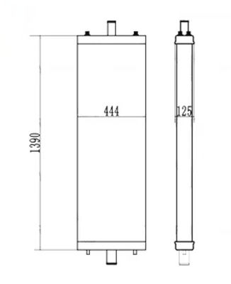 PC850-5 PC800-8 PC850-8 PC800LC-8EO PC850-8EO PC800-8R PC850-8R Radiateur 209-03-41210 Pour une excavatrice