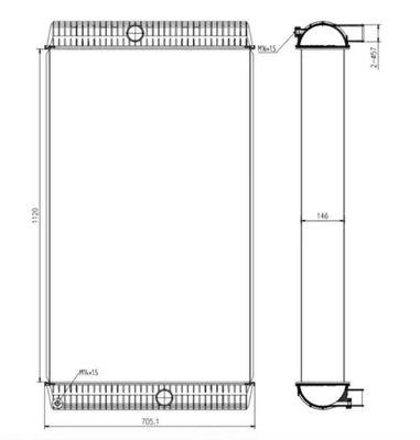 Radiateur de la pelle 14549771 14523876 EC700 EC700C