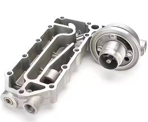 PC300-7 Parties de moteur à essence pour excavatrice 6D114 Tête de filtre à huile lubrifiante Refroidisseur d'huile Couverture du radiateur du siège 3934159