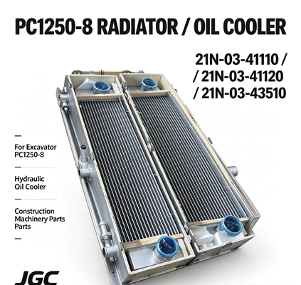 PC1250-8 Radiateur 21N-03-41110 21N-03-41120 21N-03-43510 Radiateur à huile hydraulique