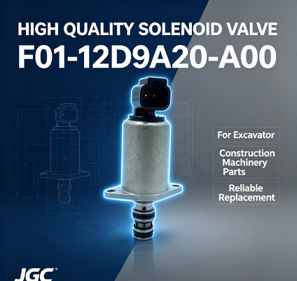 La soupape solénoïde de haute qualité F01-12D9A20-A00 est adaptée aux pièces de machines de construction pour excavatrices