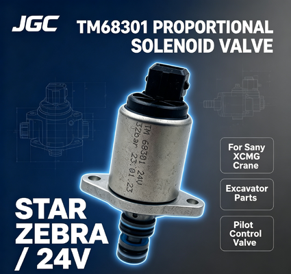 STAR ZEBRA TM68301 Pièces d'excavatrice Nouveau distributeur proportionnel Thomas pour grue Sany XCMG 24V pour industries de détail