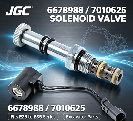 Électrovanne 6678988 7010625 pour pelles E25 E26 E27 E27Z E32 E32i E34 E35 E35i E35Z E37 E42 E45 E50 E55 E85