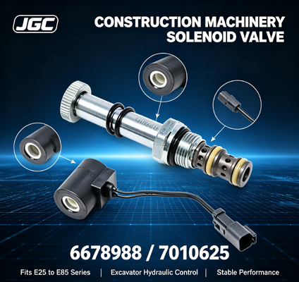 Électrovanne 6678988 7010625 pour pelles E25 E26 E27 E27Z E32 E32i E34 E35 E35i E35Z E37 E42 E45 E50 E55 E85