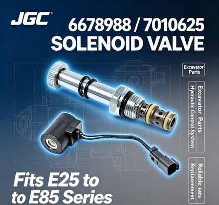 Électrovanne 6678988 7010625 pour pelles E25 E26 E27 E27Z E32 E32i E34 E35 E35i E35Z E37 E42 E45 E50 E55 E85