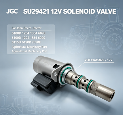 SU29421 VOE11415822 Vanne Solénoïde 12V pour Tracteur 6100D 1204 1354 6090 6115D 6120R 7530E Pièce pour Machines Agricoles