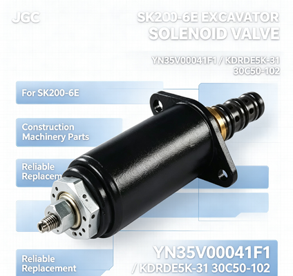 Électrovanne d'excavatrice SK200-6E YN35V00041F1 KDRDE5K-31 30C50-102