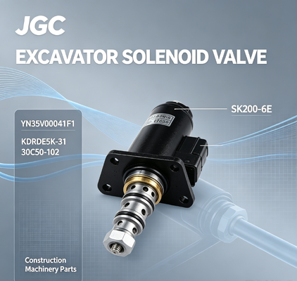 Électrovanne d'excavatrice SK200-6E YN35V00041F1 KDRDE5K-31 30C50-102
