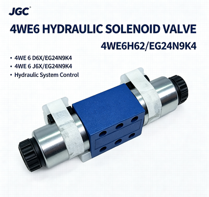 Vanne hydraulique 4WE6H62/EG24N9K4 Vanne solénoïde hydraulique 4WE 6 D6X/EG24N9K4 4WE 6 J6X/EG24N9K4