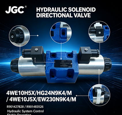 4WE10 Series R901427828 4WE10H5X/HG24N9K4/M R901483526 4WE10J5X/EW230N9K4/M Valve directionnelle hydraulique à commande par solénoïde