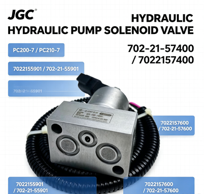 Vanne solénoïde de pompe hydraulique PC200-7 PC210-7 7022155901 7022157600 702-21-55901 702-21-57600 7022157400