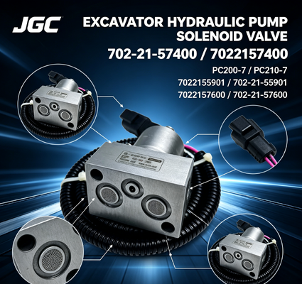Vanne solénoïde de pompe hydraulique PC200-7 PC210-7 7022155901 7022157600 702-21-55901 702-21-57600 7022157400