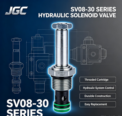 Vanne solénoïde hydraulique à cartouche filetée série SV08-30