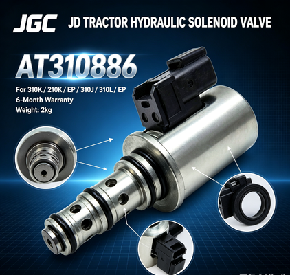AT310586 Nouvelle électrovanne hydraulique pour pièces de tracteur JD 310K/210K/EP/310J/310L/EP Garantie 6 mois 2kg