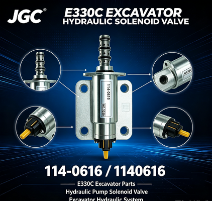 E330C Pièces pour excavatrice soupape solénoïde pompe hydraulique soupape solénoïde 114-0616 1140616