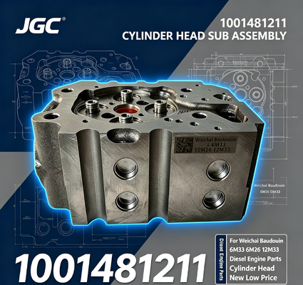 1001481211 Nouvelle tête de cylindre à bas prix sous-ensemble culasse pour moteurs diesel Weichai Baudouin 6M33 6M26 12M33