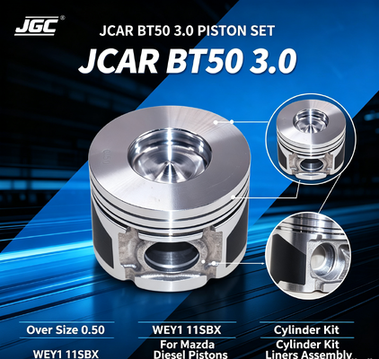 JCAR BT50 3.0 Surdimensionné 0.50 WEY1 11SBX Ensemble pour chemises de cylindre de pistons diesel Mazda, kit de chemises, ensemble de pistons moteur