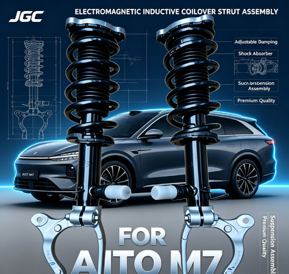 104436300FEAssemblage électromagnétique de soutènement à enroulement avant par induction avec amortisseurs d'amortissement réglables pour les suspensions de véhicules AITO M7