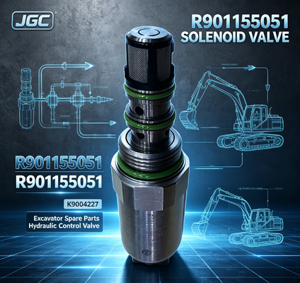 R901155051 Pièces détachées de pelleteuse soupape solénoïde de pelleteuse