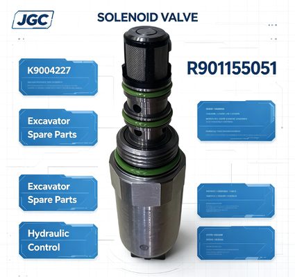 R901155051 Pièces détachées de pelleteuse soupape solénoïde de pelleteuse