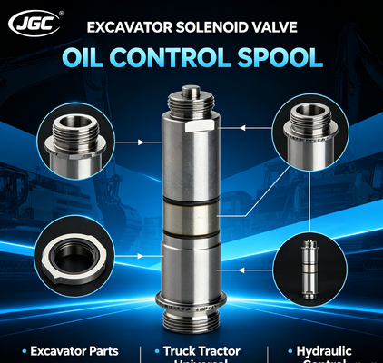 électrovanne d'excavatrice Pièces d'excavatrice Accessoires universels pour camions et tracteurs bobine noyau bobine vanne de commande d'huile