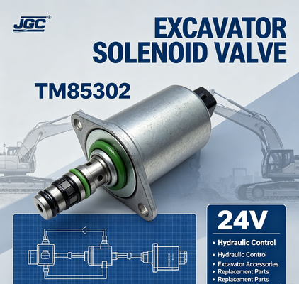 TM85302 Soupape électromagnétique adaptée aux accessoires des excavatrices