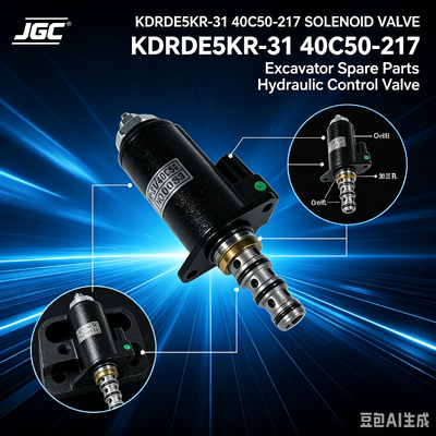 KDRDE5KR-31 40C50 -217 VANNE SOLÉNOÏDE Convient pour pièces de rechange d'excavatrice