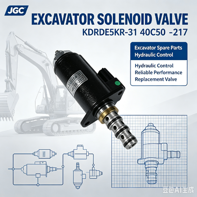 KDRDE5KR-31 40C50 -217 VANNE SOLÉNOÏDE Convient pour pièces de rechange d'excavatrice