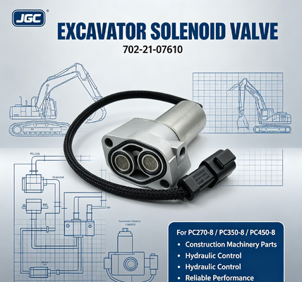 702-21-07610 pièces de machines de construction vanne solénoïde d'excavatrice pour PC270-8 PC350-8 PC450-8
