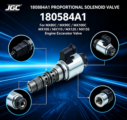 180584A1 Vanne proportionnelle à solénoïde pour pièces de rechange de vanne d'excavatrice pour moteur MX80C MX90C MX100C MX100 MX110 MX120 MX135