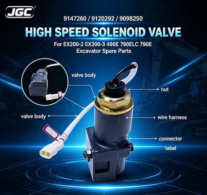 9147260 9120292 9098250 Électrovanne haute vitesse pour pelles EX200-2 EX200-3 490E 790ELC 790E