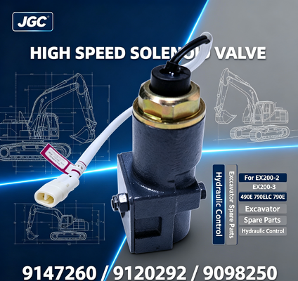 9147260 9120292 9098250 Électrovanne haute vitesse pour pelles EX200-2 EX200-3 490E 790ELC 790E