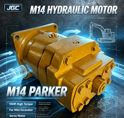Moteur hydraulique à couple élevé de 10 ch pour mini-pelles