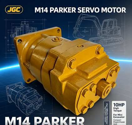 Moteur hydraulique à couple élevé de 10 ch pour mini-pelles