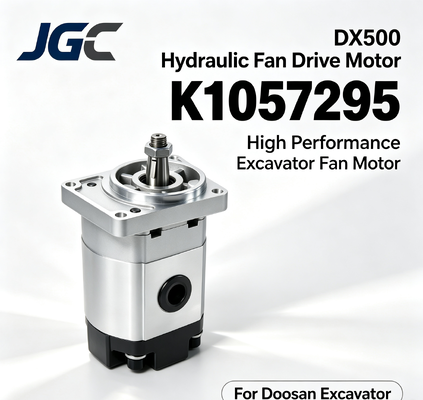 Moteur d'entraînement de ventilateur hydraulique K1057295 DX500, moteur hydraulique de ventilateur d'excavatrice haute performance pour excavatrice Doosan